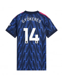 Arsenal Viktor Gyokeres #14 Replika Borta Kläder Dam 2025-26 Kortärmad